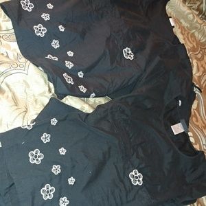 Two Sets of Black Scrubs